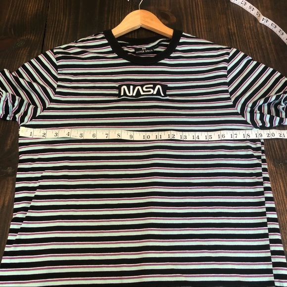 Graphic NASA Striped T-Shirt - Picture 4 of 7